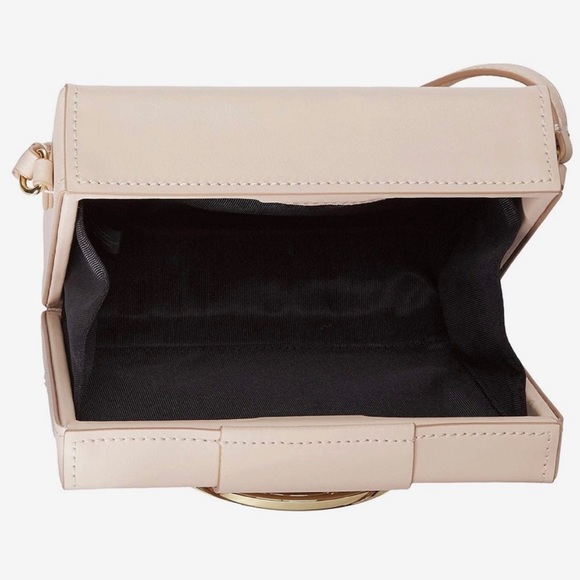Brand new ZAC Zac Posen Biba Buckle Large Box Crossbody Bag, Cloud white - Picture 4 of 4